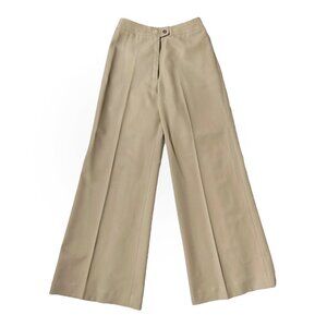 70s vintage highwaisted flare trousers St Michael tan beige hippy boho pants.